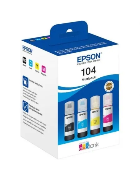Epson 102 EcoTank Multipack Negro/Cian/Amarillo/Magenta