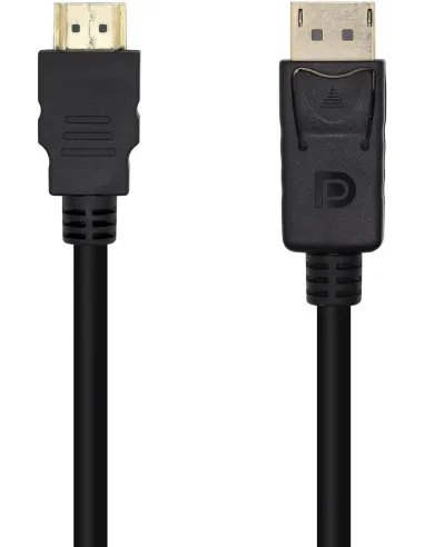 Aisens A125-0460 Conversor de Imagen DisplayPort a HDMI 4K 3m Negro