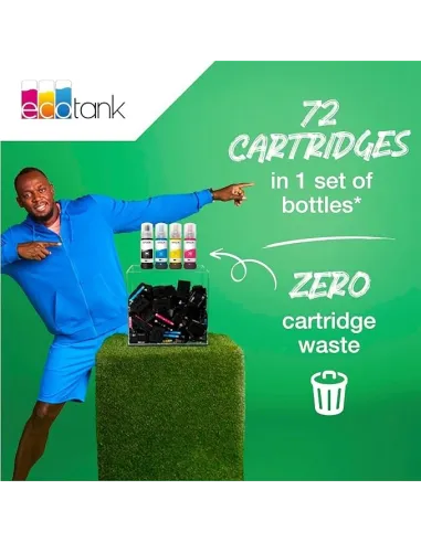 Epson 104 Botella de Tinta Negro/Cian/Amarillo/Magenta