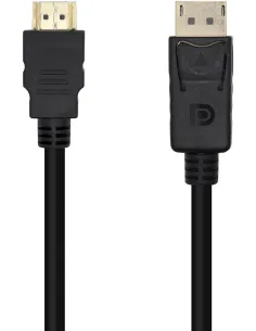 Aisens A125-0461 Conversor de Imagen DisplayPort a HDMI 4K 5m Negro-CABL52820