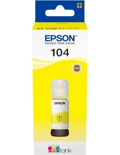 Epson 104 Botella Tinta Ecotank Amarillo 70ml-CCICTO0756