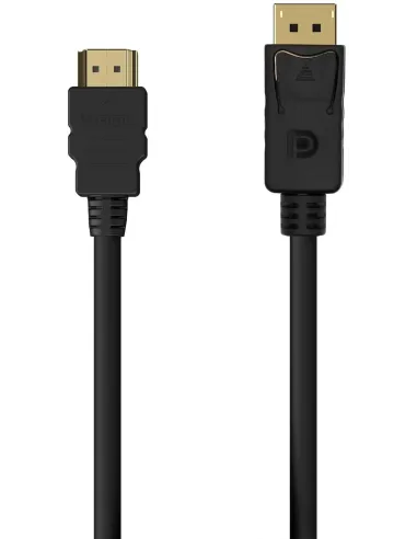 Aisens A125-0550 Conversor de Imagen DisplayPort a HDMI 4K 50 cm Negro