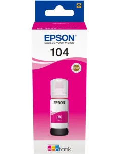 Epson 104 Botella Tinta Ecotank Magenta 70ml-CCICTO0758