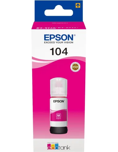 Epson 104 Botella Tinta Ecotank Magenta 70ml