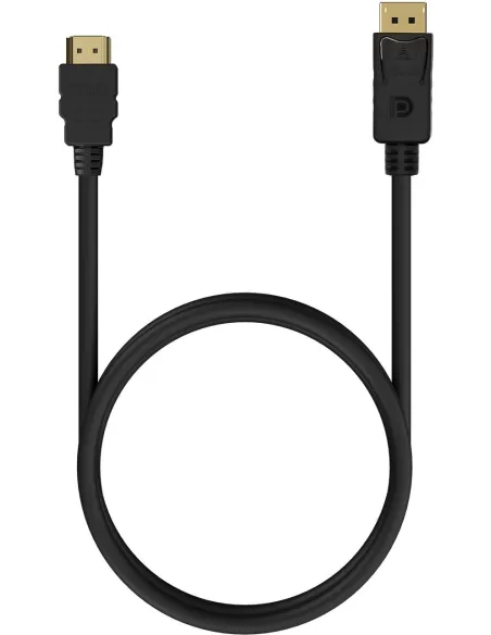Aisens A125-0551 Conversor de Imagen DisplayPort a HDMI 4K 1.5 m Negro