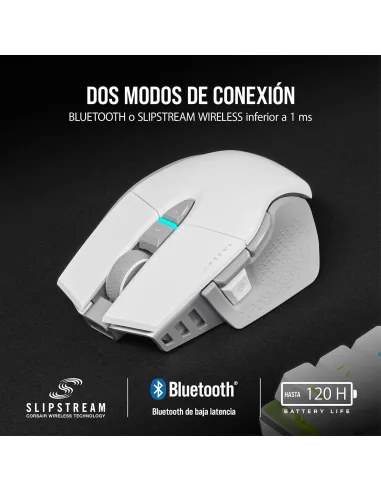 Corsair M65 RGB Ultra Wireless Ratón Gaming Inalámbrico 26000DPI Blanco