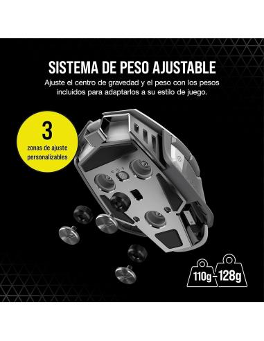 Corsair M65 RGB Ultra Wireless Ratón Gaming Inalámbrico 26000DPI Blanco