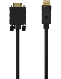 Aisens A125-0552 Conversor de Imagen DisplayPort a VGA WUXGA 1 m Negro-CABL55110