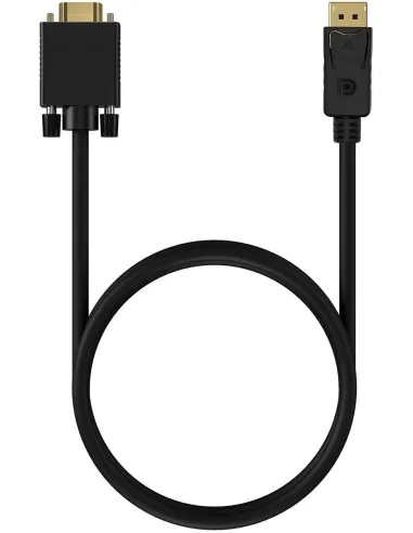 Aisens A125-0552 Conversor de Imagen DisplayPort a VGA WUXGA 1 m Negro