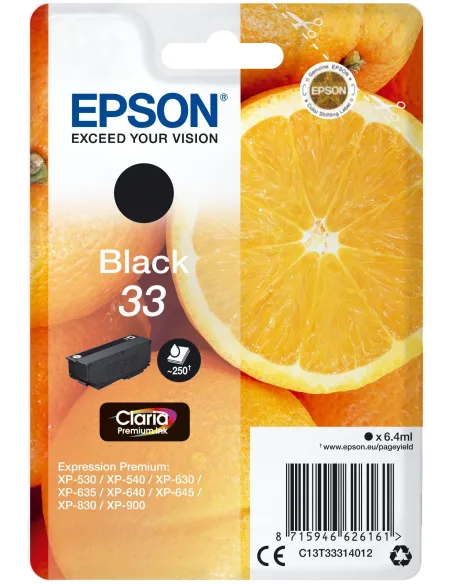 Epson 33 Cartucho de Tinta Negro