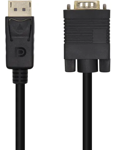 Aisens A125-0462 Conversor de Imagen DisplayPort a VGA WUXGA 3 m Negro