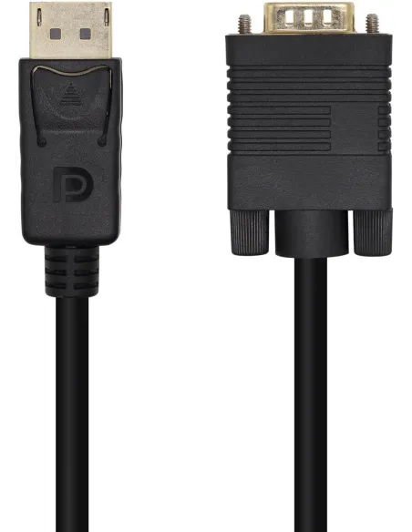 Aisens A125-0462 Conversor de Imagen DisplayPort a VGA WUXGA 3 m Negro