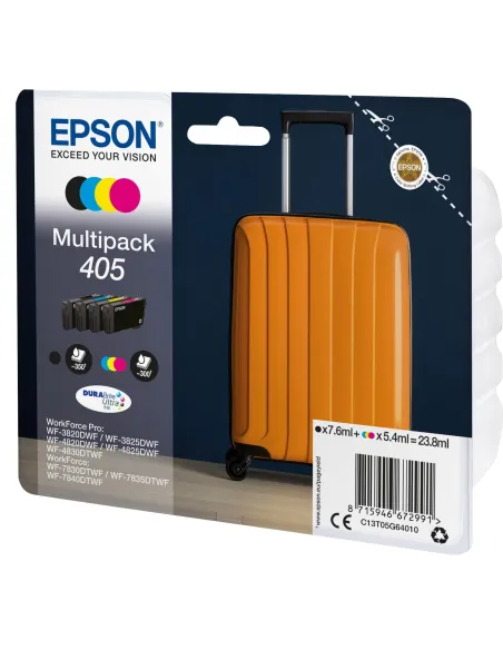 Epson 405 Multipack 4 Cartuchos de Tinta Negro/Cian/Magenta/Amarillo