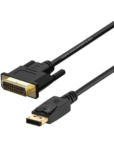 Aisens A125-0366 Conversor de Imagen DisplayPort a DVI Full HD 2 m Negro