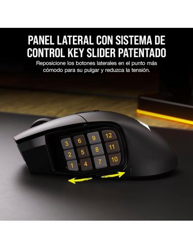 Corsair Scimitar Elite Wireless Ratón Óptico Gaming Inalámbrico MOBA/MMO 26000DPI