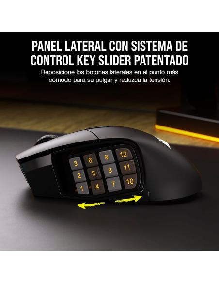 Corsair Scimitar Elite Wireless Ratón Óptico Gaming Inalámbrico MOBA/MMO 26000DPI