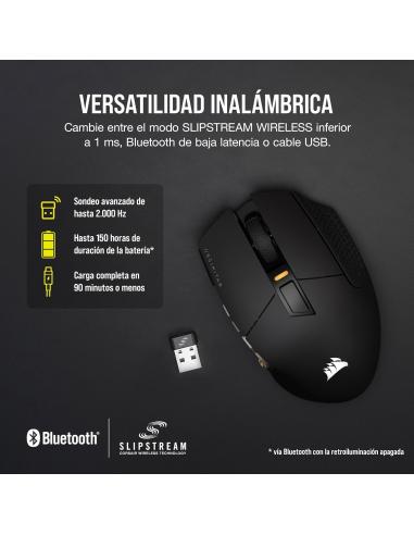 Corsair Scimitar Elite Wireless Ratón Óptico Gaming Inalámbrico MOBA/MMO 26000DPI
