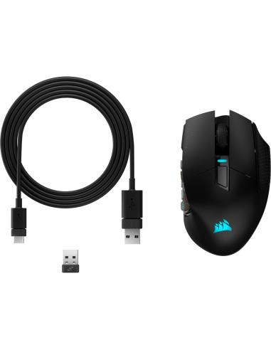 Corsair Scimitar Elite Wireless Ratón Óptico Gaming Inalámbrico MOBA/MMO 26000DPI