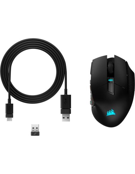 Corsair Scimitar Elite Wireless Ratón Óptico Gaming Inalámbrico MOBA/MMO 26000DPI