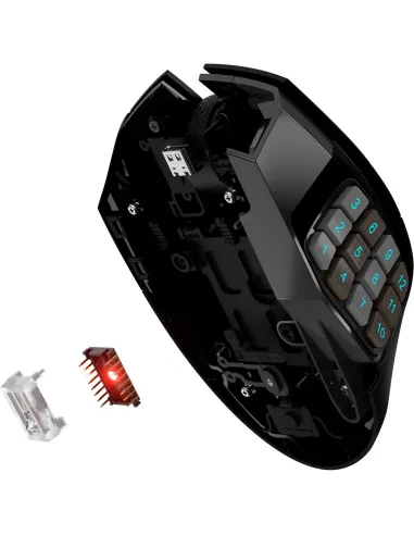 Corsair Scimitar Elite Wireless Ratón Óptico Gaming Inalámbrico MOBA/MMO 26000DPI