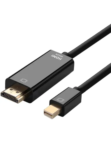 Aisens A125-0361 Conversor de Imagen Mini DisplayPort a HDMI 4K 2 m Negro