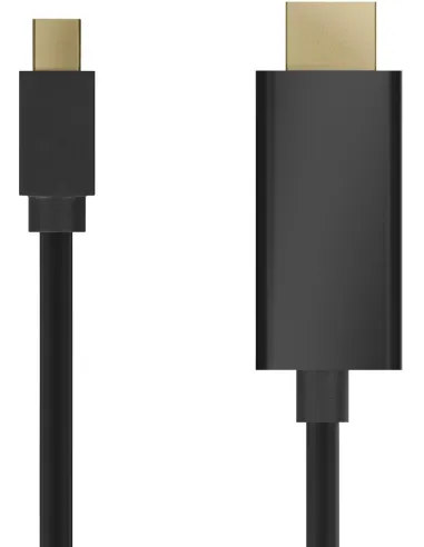 Aisens A125-0361 Conversor de Imagen Mini DisplayPort a HDMI 4K 2 m Negro