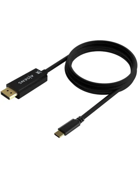 Aisens A109-0689 Conversor de Imagen USB-C a DisplayPort 8K 1,8 m Negro