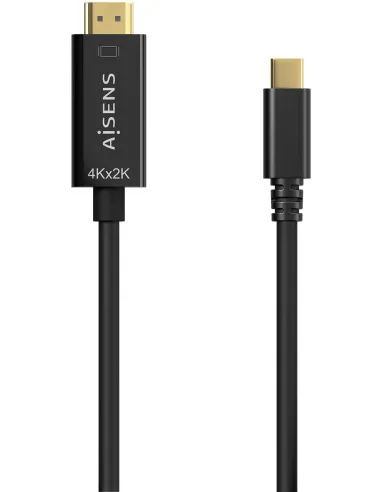 Aisens A109-0623 Conversor de Imagen USB-C a HDMI 4K 80 cm Negro
