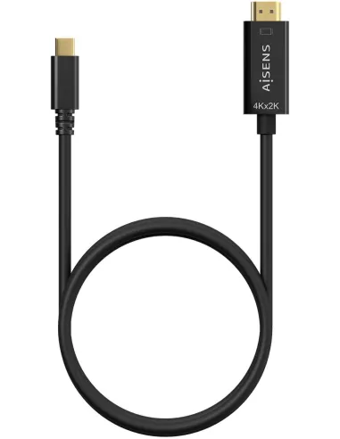 Aisens A109-0623 Conversor de Imagen USB-C a HDMI 4K 80 cm Negro