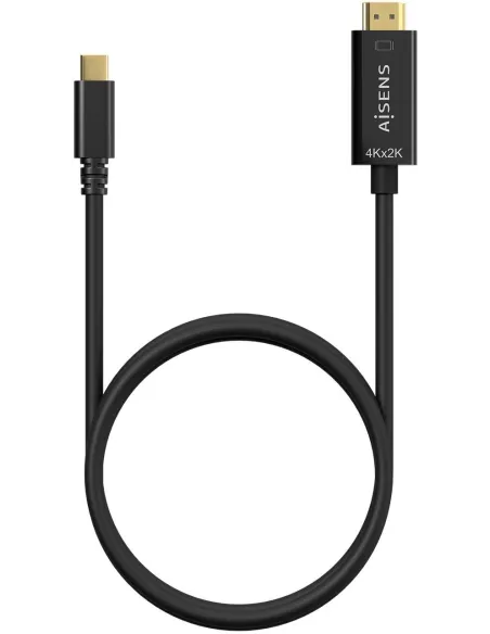 Aisens A109-0623 Conversor de Imagen USB-C a HDMI 4K 80 cm Negro