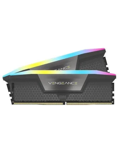 Corsair Vengeance RGB DDR5 6000MHz 32GB (2x16GB) CL30 Memoria Dual AMD EXPO e Intel XMP Gris