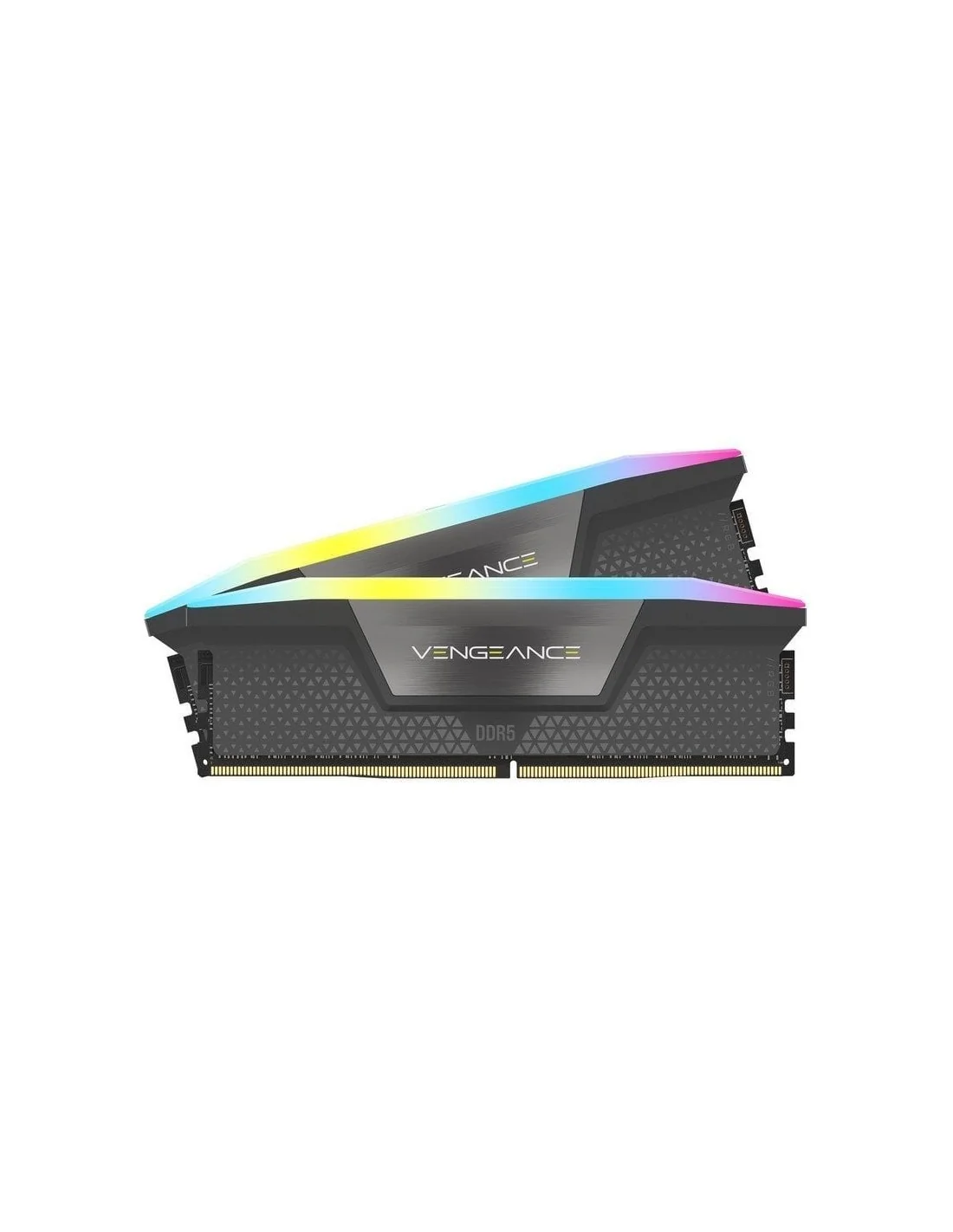 Corsair Vengeance RGB DDR5 6000MHz 32GB (2x16GB) CL30 Memoria Dual AMD EXPO e Intel XMP Gris