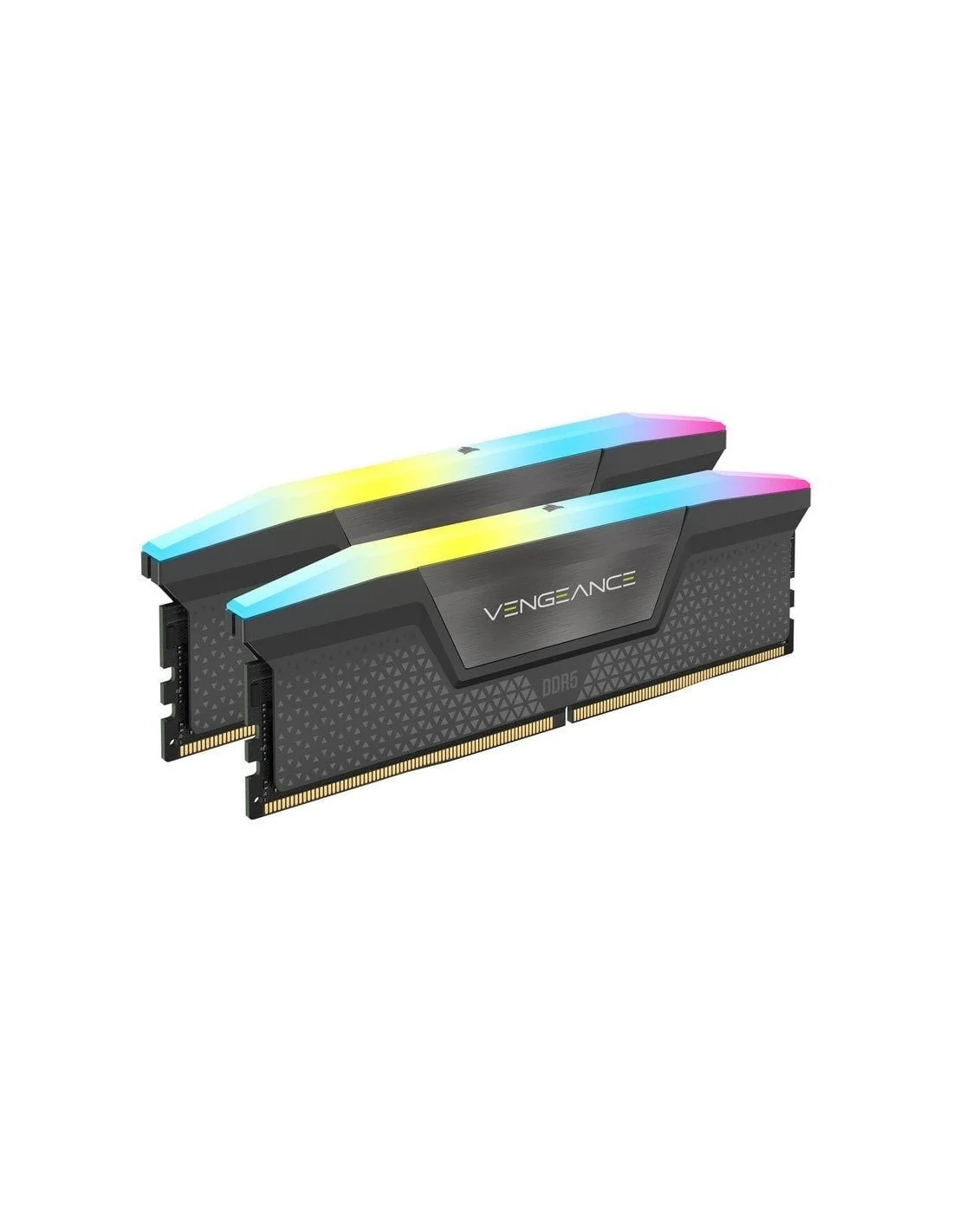 Corsair Vengeance RGB DDR5 6000MHz 32GB (2x16GB) CL30 Memoria Dual AMD EXPO e Intel XMP Gris