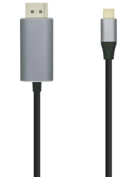 Aisens A109-0395 Conversor de Imagen USB-C a DisplayPort 4K 1,8 m Negro