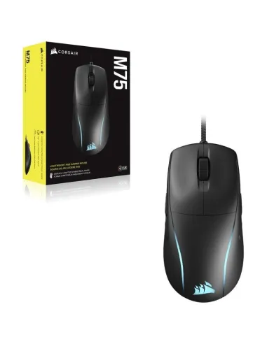 Corsair M75 RGB Ratón Gaming 26000 DPI Negro