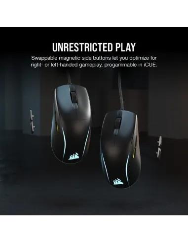 Corsair M75 RGB Ratón Gaming 26000 DPI Negro