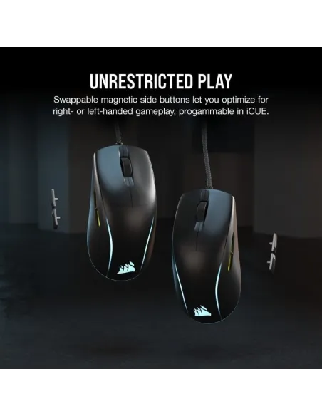 Corsair M75 RGB Ratón Gaming 26000 DPI Negro