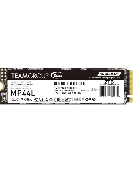 Team Group MP44L 2TB SSD M.2 PCIe 4.0 x4