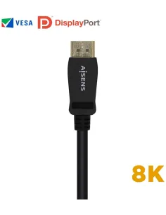 Aisens A149-0432 Cable DisplayPort v1.4 8K 60 Hz Macho/Macho 2 m Negro-CABL52463
