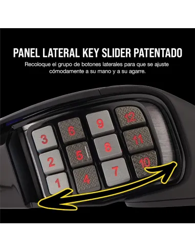 Corsair Scimitar RGB Elite Ratón Gaming Óptico 18000DPI