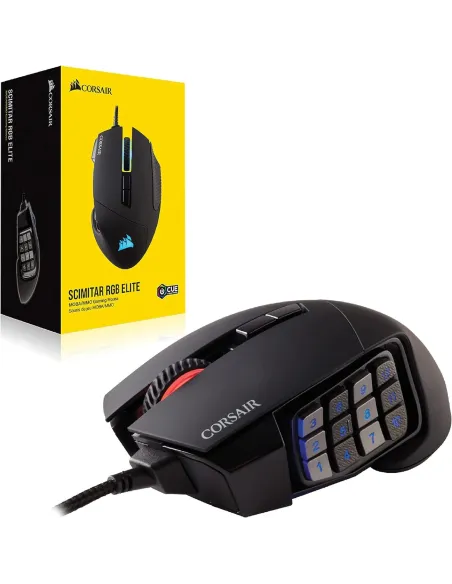 Corsair Scimitar RGB Elite Ratón Gaming Óptico 18000DPI