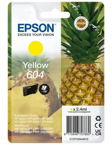 Epson 604 Cartucho de Tinta Amarillo