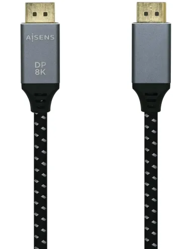 Aisens A149-0437 Cable DisplayPort v1.4 8K 60 Hz Macho/Macho 2m Negro