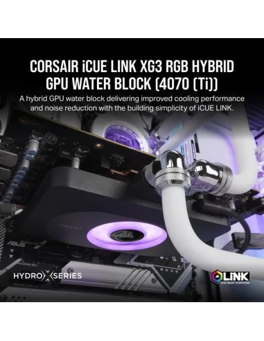 Corsair iCUE LINK XG3 RGB HYBRID GPU Bloque de Agua para 4080/4090