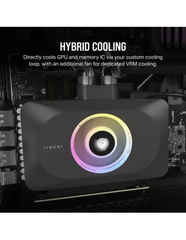 Corsair iCUE LINK XG3 RGB HYBRID GPU Bloque de Agua para 4080/4090