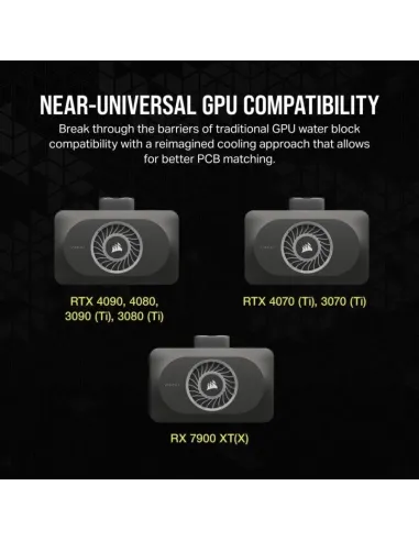 Corsair iCUE LINK XG3 RGB HYBRID GPU Bloque de Agua para 4080/4090