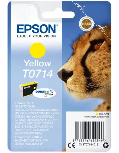 Epson T0714 Cartucho de Tinta Amarillo-CCICTO0278