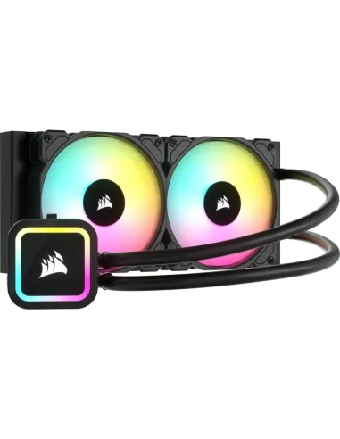 Corsair iCUE H100x RGB ELITE Kit de Refrigeración Líquida 240mm Negro