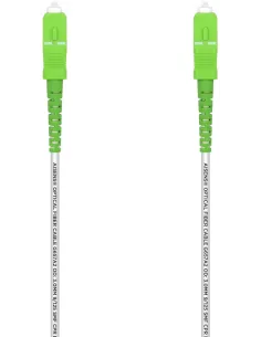 Aisens A152-0503 Cable Fibra Óptica SC/APC Kevlar 50m Blanco-CABL53598