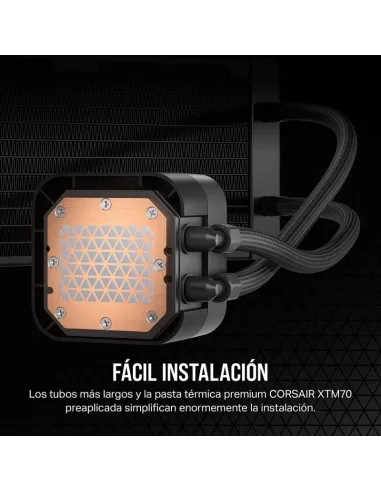 Corsair iCUE H100i ELITE LCD XT Kit de Refrigeración Líquida 240mm Negro